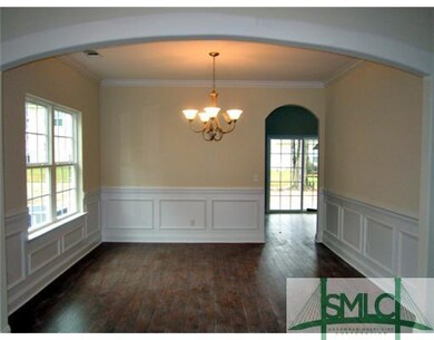 Dining Room. Dining Room, Arches, wood floors, pic
