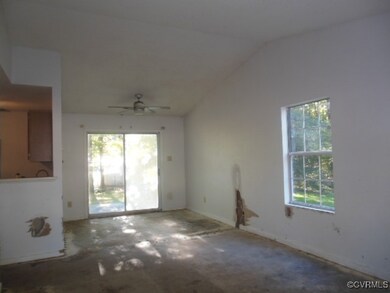 Great Room with Cathedral Ceiling
