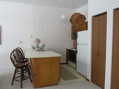 Kitchen. The extended counter top in the kitchen a