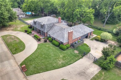 Yet another drone view.  Parking galore, the two-c
