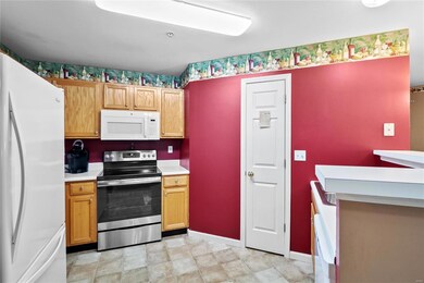 Updated kitchen appliances and storage pantry