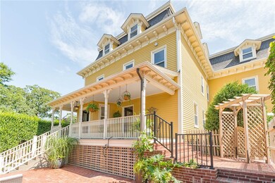 Inviting and Private Porch and Patio