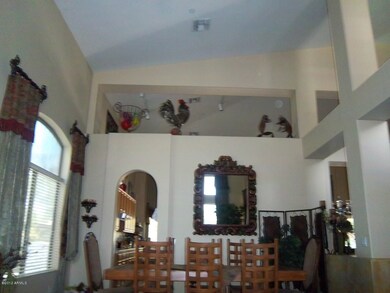 Ceilings in dining room