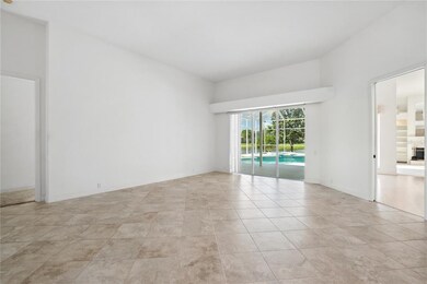 Formal Living Room with sliding glass doors leadin