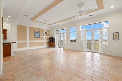 Expansive, Upscale  Living & Dining room featuring