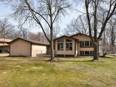 View of 4 Season Porch from Large Back Yard!