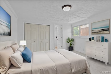 Virtually Staged Primary Bedroom