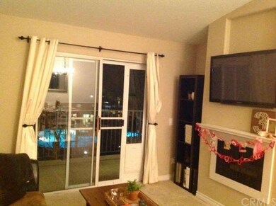 Night view of pool from living room like living in a resort!