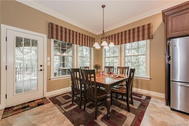 The breakfast area is large and accommodates a lar