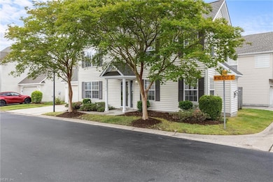 Side view of corner lot