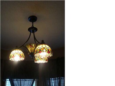 Close up of the beautiful lighting.