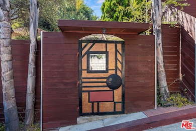 Entrance to lot next door