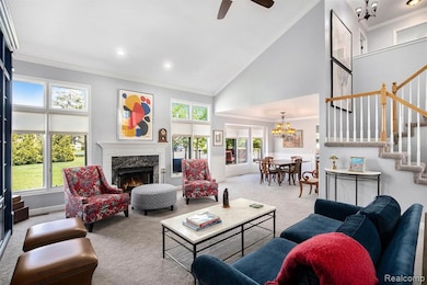 Great Room with Cozy Fireplace