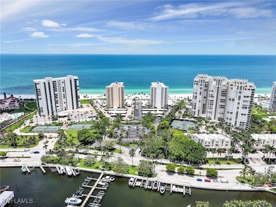 Bird's eye view of a large body of water
