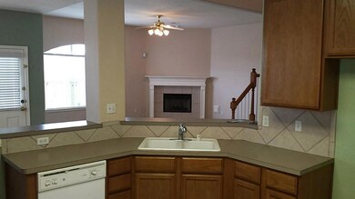 Open kitchen to living room.