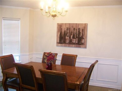 Dining room with bay window