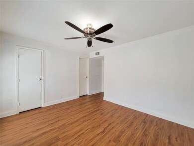 Every bedroom has storage space and a closet.