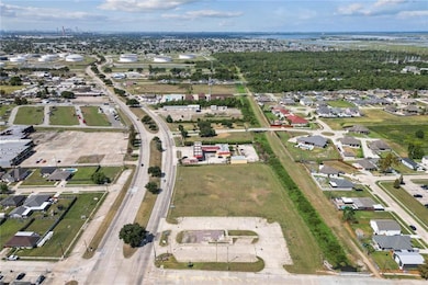 View of the west side of the  4 acre corner parcel
