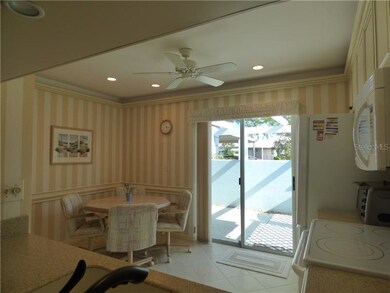 Kitchen with sliders to the front patio
