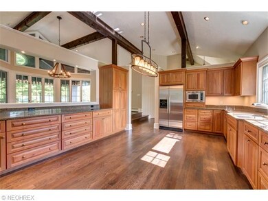 To the left of the Foyer is this large custom eat-