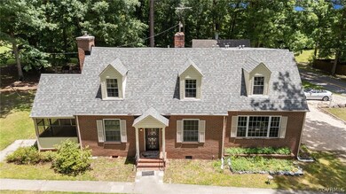 View of new england style home