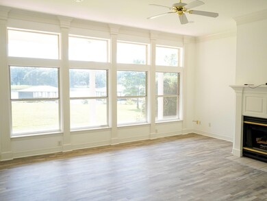 Unfurnished living room with light hardwood / wood