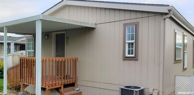 Covered back porch.