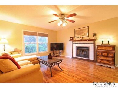 Living room with gas fireplace