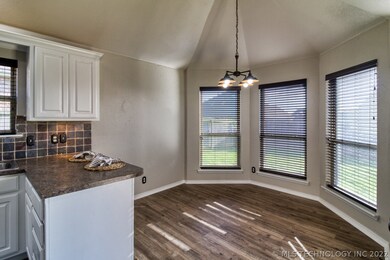 Kitchen with dining nook.
