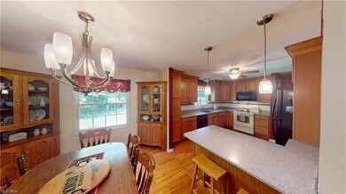 View of hardwood floored dining area