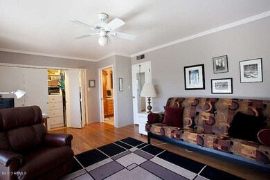 Sitting Area and Custom Closet