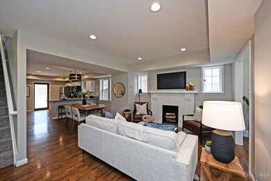 This home has an open concept floor plan.