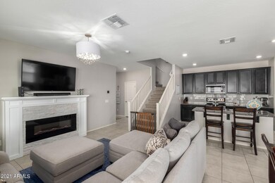 7 built in fireplace