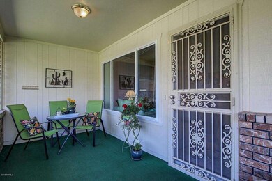 Front porch and entrance