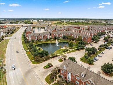 Drone / aerial view of a large body of water
