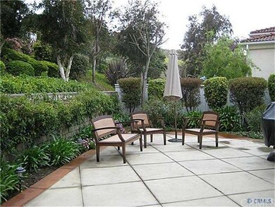 Private back patio