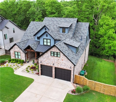 Nice sized lot with large side yard and fenced bac