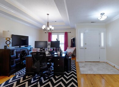 Front entry and formal dining or flex space