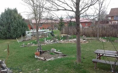 Large back yard