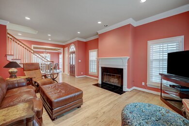 Open floor plan with views of Dining room from the Living room.