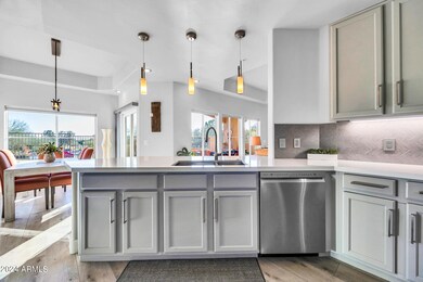 Panoramic views from the kitchen