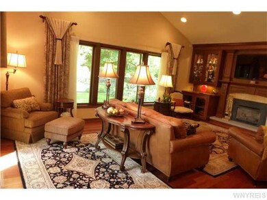 Family Room. newer family room addition, cathedral