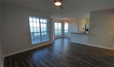 Living room, dining room, and kitchen from front d