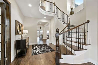 As you enter the home you are greeted with an eleg