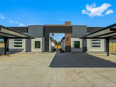 View of contemporary home
