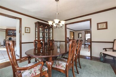 This view of the Dining Room shows its openness to