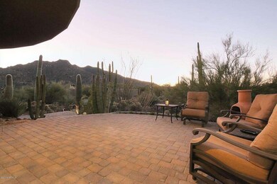 Front Patio at Sunset