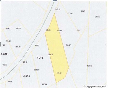 Tax map, measurements to be verified.