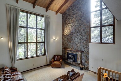 Aerial View of Living Room