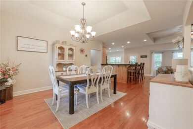From the entry way is a dedicated dining room.